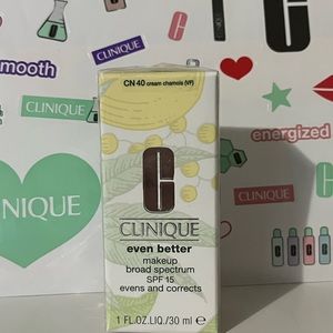 Clinique even better foundation spf 15 CN40 cream chamois